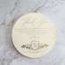 Round Invitation Card Foiling Wedding Invitation Customized